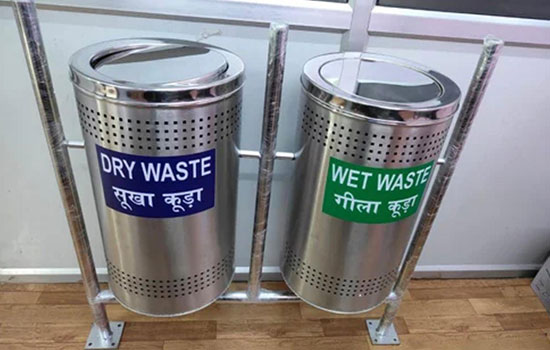 Stainless Steel Trio Dustbin Manufacturers